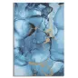 DRUKOWANY OBRAZ NIEBIESKI REY 80X3X120 cm